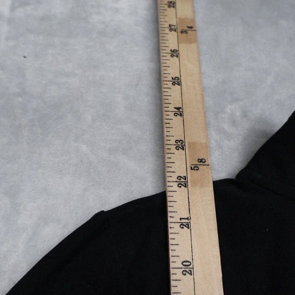 Alo Sweatshirt Womens Small Black 1/4 Zip Pullover Stretch Athletic Gym Yoga LOG